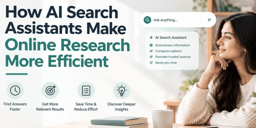 How AI Search Assistants Make Online Research More Efficient
