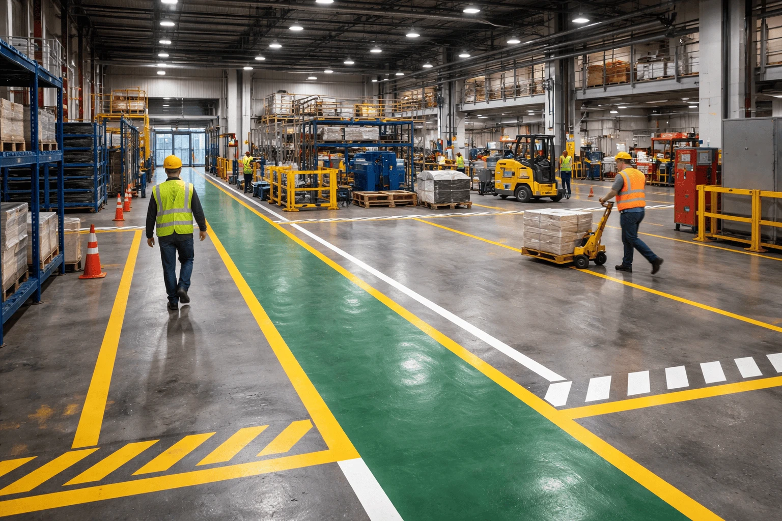 How Line Marking Paints Improve Safety and Organisation in Industrial Spaces